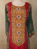 Rani Pink Traditional Motif Printed Design Cotton Straight Cut Salwar Suit with Dupatta