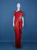 Rani Pink Woven Gold Zari Temple Border Kanchipuram Silk Saree - Diadem
