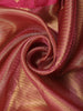 Rani Pink Zari Woven Design Tissue Silk Saree with Designer Border