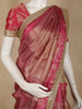 Rani Pink Zari Woven Design Tissue Silk Saree with Designer Border