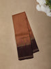 Rani Pink and Yellow Checked Woven Design Kanchipuram Silk Saree with Contrast Border