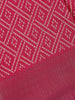 Rani Pink Geometric Pattern Fancy Cotton Saree - Diadem