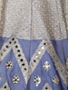 Rare Blue Sequin Embroidered Banarasi Silk Lehenga Set with Dupatta
