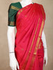 Red Butta Designed Kanchipuram Silk Saree