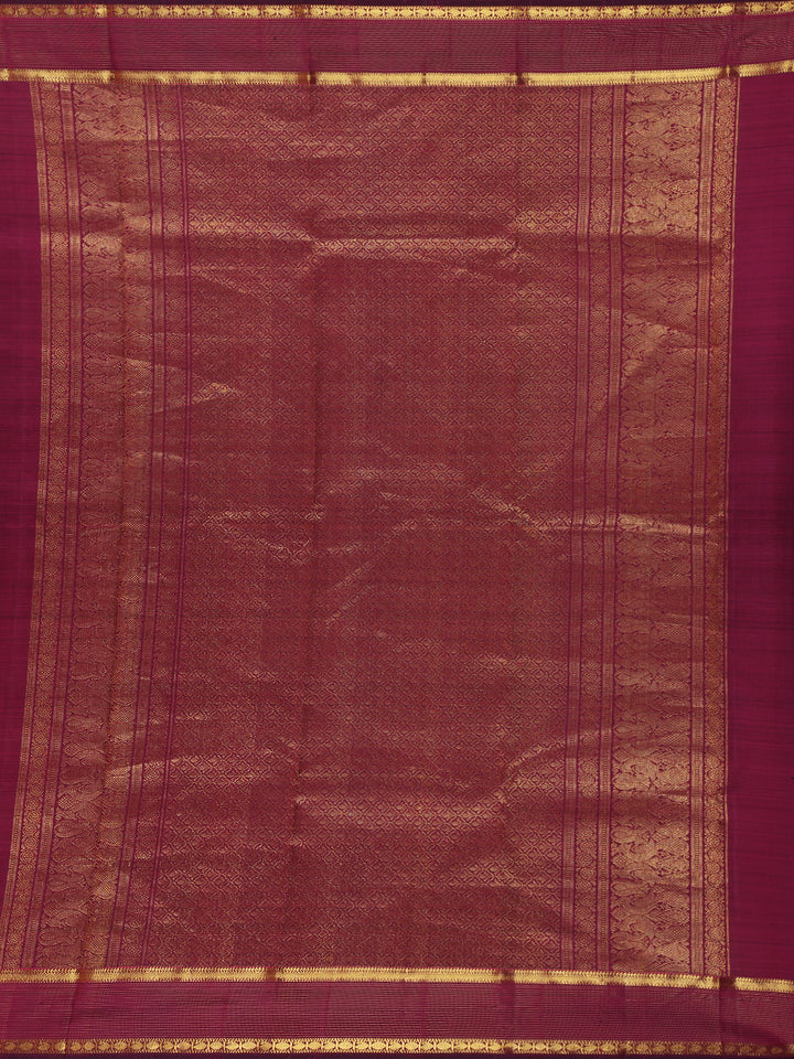 Red Butta Designed Silk Saree - Diadem