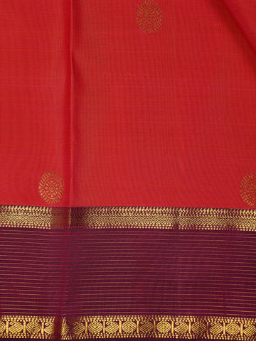 Red Butta Designed Silk Saree - Diadem