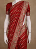Red Butta Woven Banarasi Silk Saree