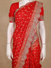 Red Butta Woven Design Banarasi Silk Saree