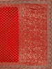 Red Butta Woven Design Banarasi Silk Saree