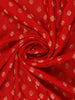 Red Butta Woven Design Banarasi Silk Saree