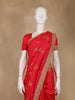 Red Butta Woven Design Banarasi Silk Saree