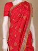 Red Butta Woven Design Banarasi Silk Saree