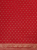 Red Butta Woven Design Banarasi Silk Saree
