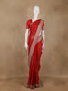 Red Butta Woven Design Banarasi Silk Saree