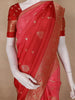 Red Butta Woven Design Banarasi Silk Saree