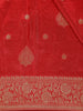 Red Butta Woven Design Banarasi Silk Saree