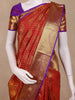 Red Butta Woven Design Kanchipuram Silk Saree