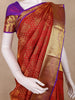 Red Butta Woven Design Kanchipuram Silk Saree
