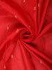 Red Butta Woven Design Kanchipuram Silk Saree with Zari Border