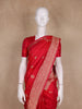 Red Butta Woven Design Pure Banarasi Saree