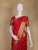 Red Butta Woven Design Pure Kanchipuram Silk Saree