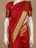 Red Butta Woven Design Pure Kanchipuram Silk Saree