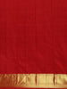 Red Butta Woven Design Pure Kanchipuram Silk Saree