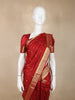 Red Butta Woven Pure Kanchipuram Silk Saree