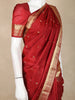 Red Butta Woven Pure Kanchipuram Silk Saree