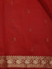 Red Butta Woven Pure Kanchipuram Silk Saree