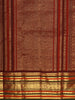 Red Butta Zari Woven Design Pure Kanchipuram Silk Saree With Contrast Varisai Pattu Border