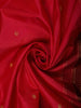 Red Butta Zari Woven Design Pure Kanchipuram Silk Saree With Contrast Varisai Pattu Border
