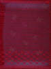 Red Butterfly Printed Chiffon Saree