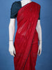 Red Butterfly Printed Chiffon Saree