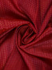 Red Checkered Woven Pure Kanchipuram Silk Saree