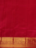 Red Diamond Butta Woven Pure Kanchipuram Silk Saree With Zari Border