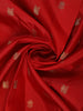 Red Floral And Paisley Woven Pure Kanchipuram Silk Saree