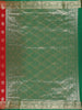 Red Floral Butta Design Semi Tissue Silk Saree