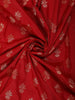 Red Floral Butta Design Semi Tissue Silk Saree
