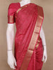 Red Floral Butta Woven Design Pure Kanchipuram Silk Saree