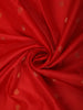Red Floral Butta Woven Kanchipuram Silk Saree with Gold Zari Border