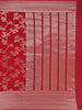 Red Floral Design Banarasi Saree