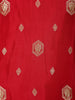 Red Floral Design Banarasi silk Salwar Suit