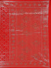 Red Floral Design Semi Banarasi Saree