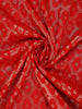 Red Floral Design Semi Banarasi Saree