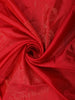 Red Floral Design Soft Silk Saree