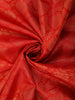 Red Floral Design Soft Silk Saree with Contrast Border