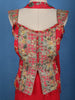 Red Floral Designed Georgette Salwar Palazzo Suit