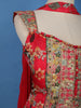 Red Floral Designed Georgette Salwar Palazzo Suit