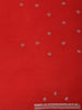 Red Floral Designed Georgette Saree With Embroidered Border
